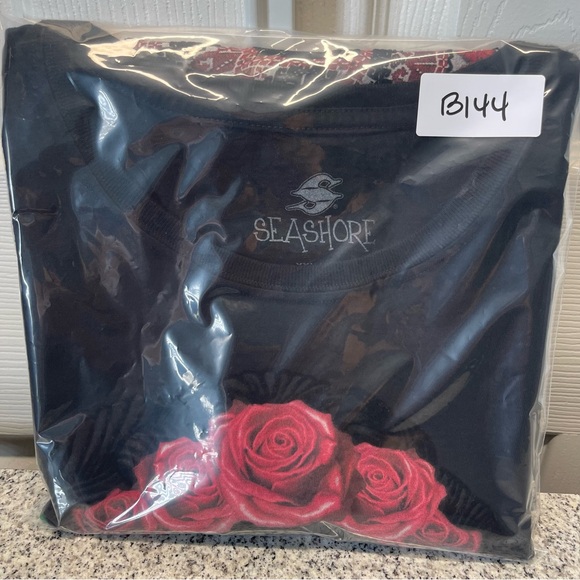 Frida Kahlo Women’s Black T-shirt Size XL Vibrant Multicolor Short Sleeve Top - Picture 9 of 9